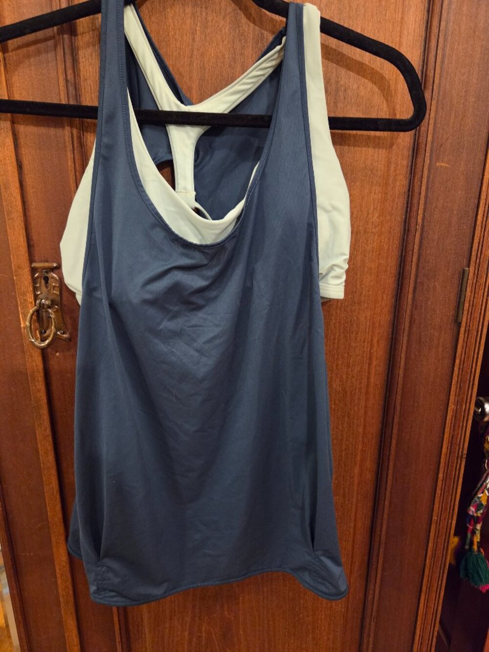 Prana tankini swim top or tank top, size M